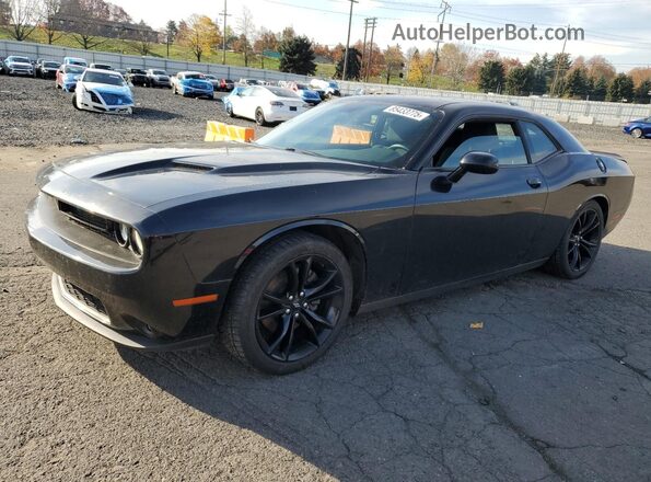 2C3CDZAG4JH112142 2018 DODGE CHALLENGER Черный Передняя левая четверть