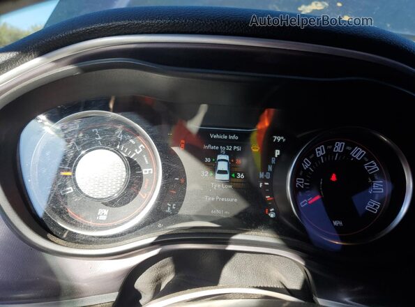 2C3CDZAG5KH671801 2019 DODGE CHALLENGER Черный Вид щитка приборов