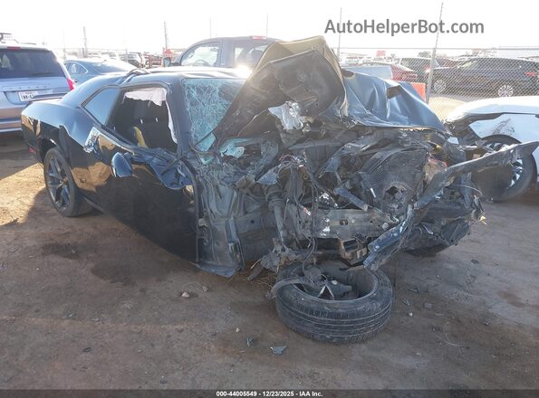 2C3CDZAG6KH501771 2019 DODGE CHALLENGER Черный Передняя правая четверть