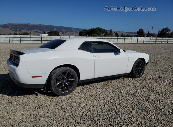 2C3CDZAGXLH113749 2020 DODGE CHALLENGER Белый Задняя правая четверть