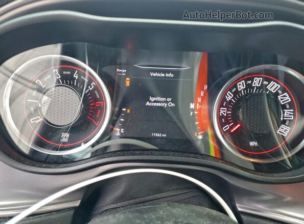 2C3CDZBT0PH525759 2023 DODGE CHALLENGER Белый Вид щитка приборов