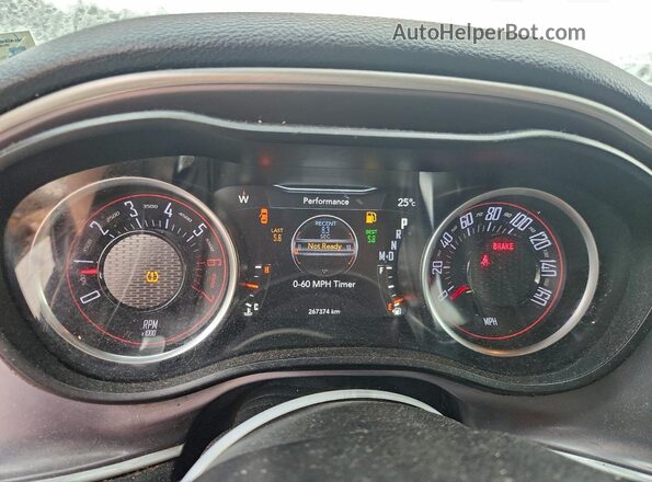2C3CDZBT3KH606540 2019 DODGE CHALLENGER Black Widok zestawu wskaźników