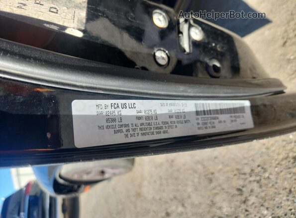 2C3CDZBT3KH606540 2019 DODGE CHALLENGER Black Widok komory silnika