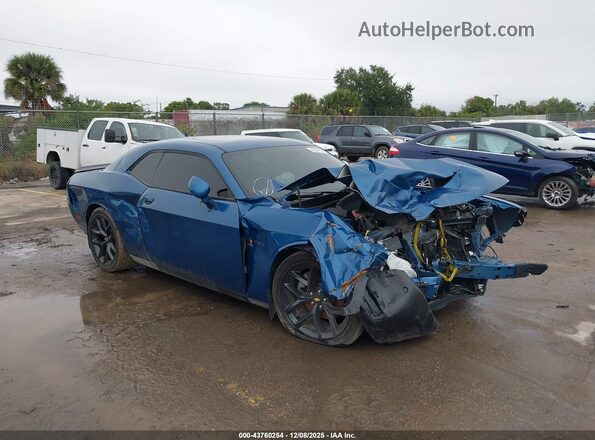 2C3CDZBT5PH594009 2023 DODGE CHALLENGER Синий Передняя правая четверть