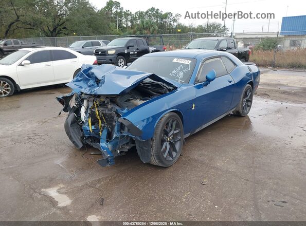 2C3CDZBT5PH594009 2023 DODGE CHALLENGER Синий Передняя левая четверть