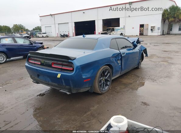 2C3CDZBT5PH594009 2023 DODGE CHALLENGER Синий Задняя правая четверть