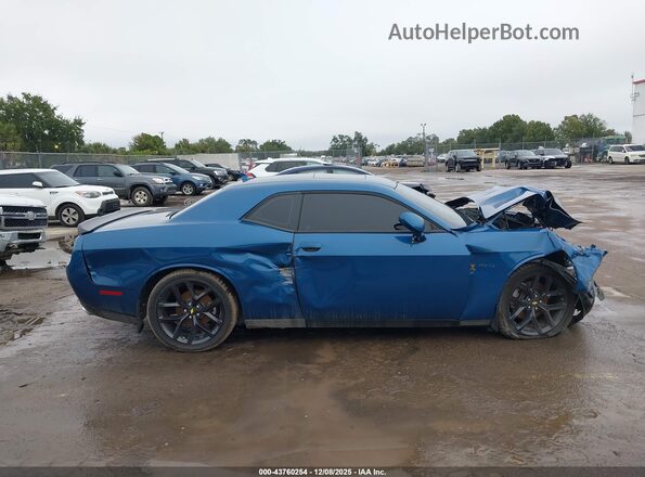 2C3CDZBT5PH594009 2023 DODGE CHALLENGER Синий Панорамный вид салона 360°