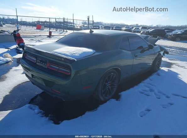 2C3CDZFJ3MH510368 2021 DODGE CHALLENGER Green Задня права чверть