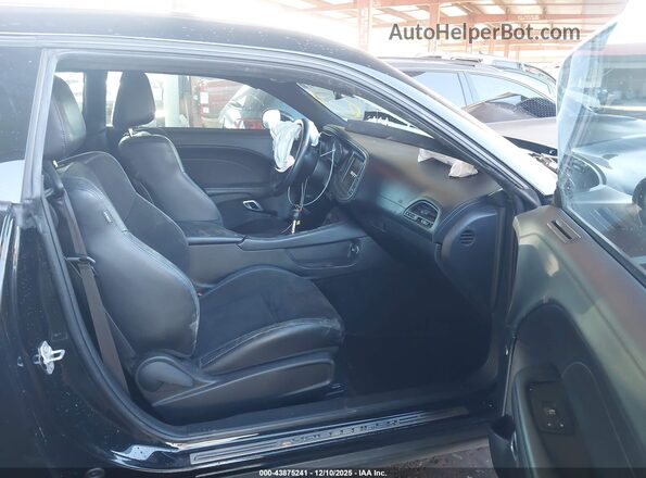2C3CDZFJ3PH678032 2023 DODGE CHALLENGER Black წინა სალონის ხედი