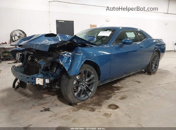 2C3CDZGGXPH696627 2023 DODGE CHALLENGER Blue Przód lewy