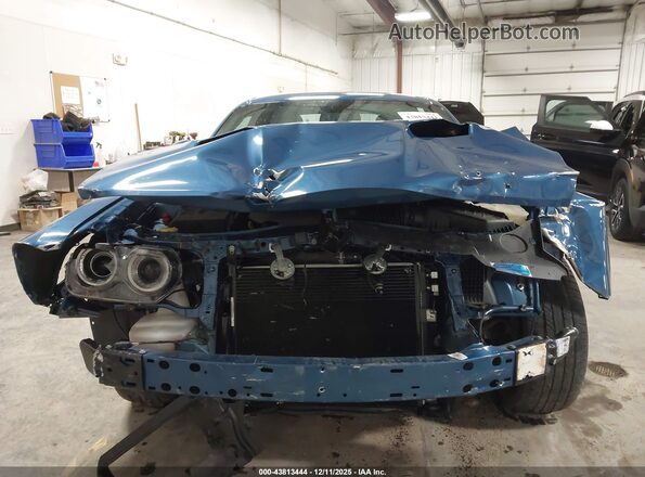 2C3CDZGGXPH696627 2023 DODGE CHALLENGER Blue Widok wnętrza z tyłu