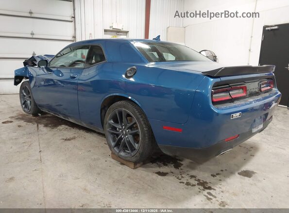 2C3CDZGGXPH696627 2023 DODGE CHALLENGER Blue Tył lewy