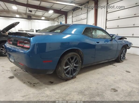 2C3CDZGGXPH696627 2023 DODGE CHALLENGER Blue Widok wnętrza 360 stopni