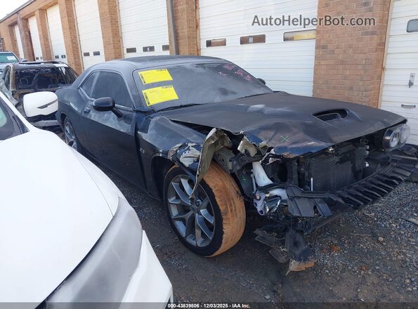 2C3CDZJG2PH503833 2023 DODGE CHALLENGER Черный Передняя правая четверть