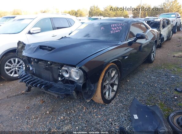 2C3CDZJG2PH503833 2023 DODGE CHALLENGER Черный Передняя левая четверть