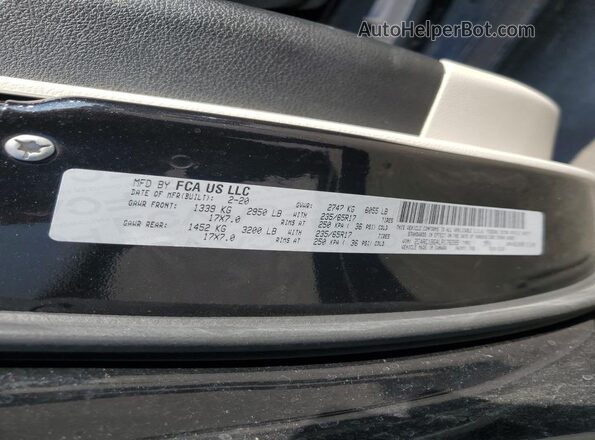 2C4RC1BG4LR176395 2020 CHRYSLER PACIFICA Черный Панорамный вид салона 360°
