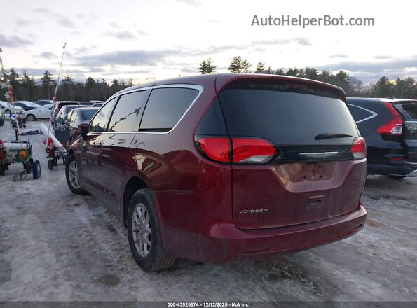 2C4RC1CG1PR613581 2023 CHRYSLER VOYAGER Burgundy Trasero izquierdo