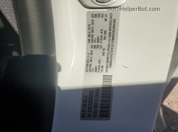 2C4RC1CG2SR533229 2025 CHRYSLER VOYAGER Белый Вид наклейки с VIN-кодом