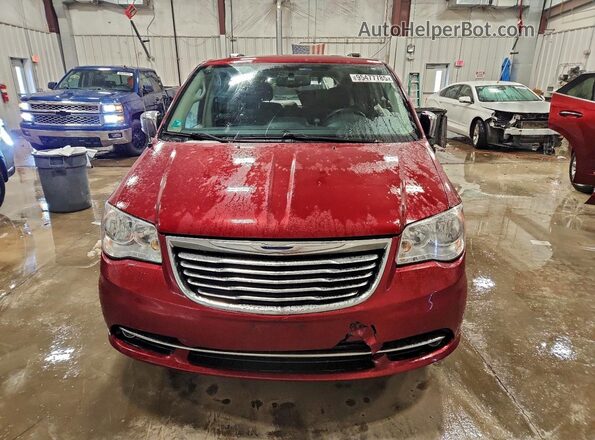 2C4RC1CGXGR149304 2016 CHRYSLER TOWN Красный Вид спереди