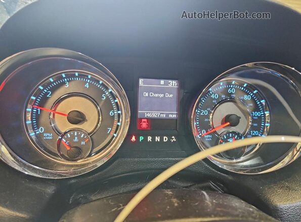 2C4RC1CGXGR149304 2016 CHRYSLER TOWN Красный Вид щитка приборов