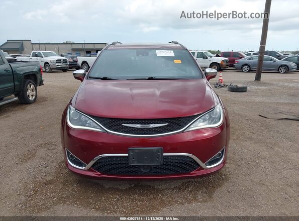 2C4RC1GG0LR119166 2020 CHRYSLER PACIFICA Red Вид щитка приладів