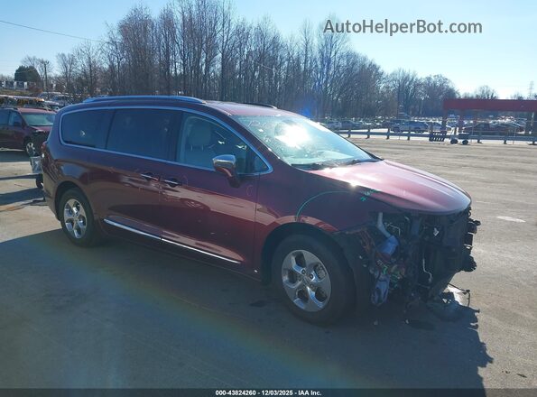 2C4RC1N70JR365814 2018 CHRYSLER PACIFICA Красный Передняя правая четверть