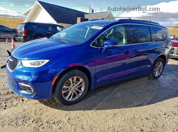 2C4RC3FG9MR564116 2021 CHRYSLER PACIFICA Blue Vista tres cuartos delantera izquierda