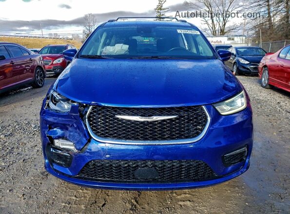 2C4RC3FG9MR564116 2021 CHRYSLER PACIFICA Blue Vista frontal