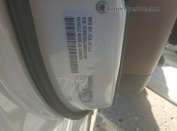 2C4RC3GG7MR504169 2021 CHRYSLER PACIFICA Cream Vista de la etiqueta del VIN