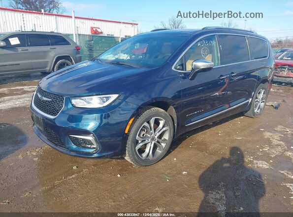 2C4RC3PG1PR555011 2023 CHRYSLER PACIFICA Синий Передняя левая четверть