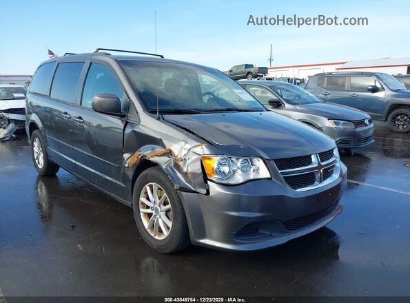 2C4RDGCG2GR357239 2016 DODGE GRAND CARAVAN Gray წინა მარჯვენა