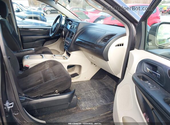 2C4RDGCG2GR357239 2016 DODGE GRAND CARAVAN Gray წინა სალონის ხედი