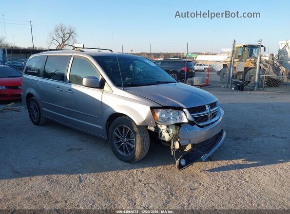 2C4RDGCG2HR801964 2017 DODGE GRAND CARAVAN Серебряный Передняя правая четверть