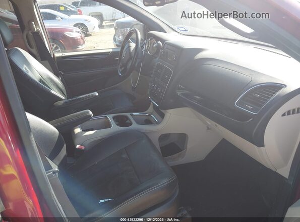 2C4RDGCG3GR266464 2016 DODGE GRAND CARAVAN Красный Вид салона спереди