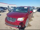 2016 Dodge Grand Caravan Sxt Красный vin: 2C4RDGCG3GR266464