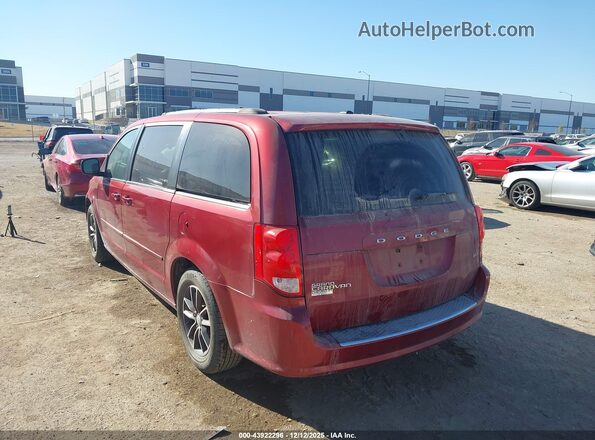 2C4RDGCG3GR266464 2016 DODGE GRAND CARAVAN Красный Задняя левая четверть