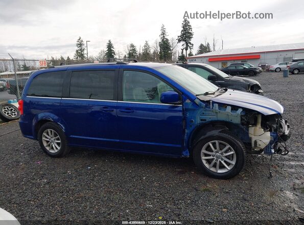 2C4RDGCG4LR253491 2020 DODGE GRAND CARAVAN Синий Панорамный вид салона 360°