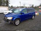 2020 Dodge Grand Caravan Sxt Синий vin: 2C4RDGCG4LR253491