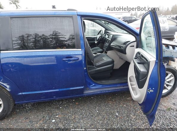 2C4RDGCG4LR253491 2020 DODGE GRAND CARAVAN Синий Вид салона спереди