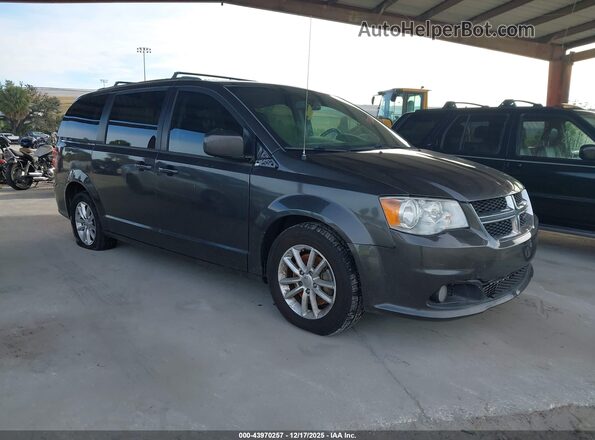 2C4RDGCG7JR184034 2018 DODGE GRAND CARAVAN Gray Przód prawy