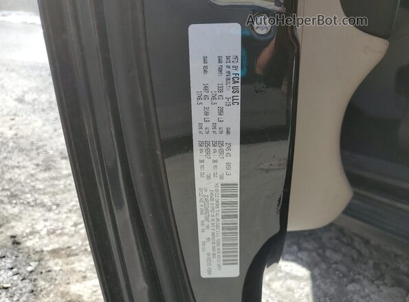 2C4RDGCGXKR672007 2019 DODGE GRAND Black Widok naklejki z numerem VIN