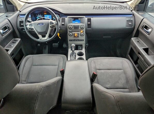 2FMGK5B82HBA01536 2017 FORD FLEX Silver Dashboard view