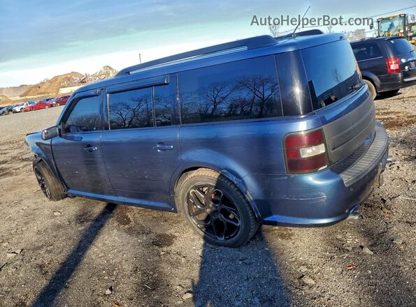 2FMGK5B83JBA03947 2018 FORD FLEX Blue Tył lewy