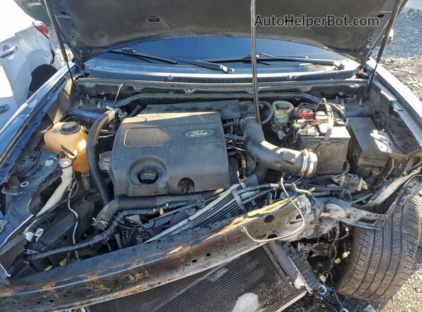 2FMGK5B83JBA03947 2018 FORD FLEX Blue Widok komory silnika