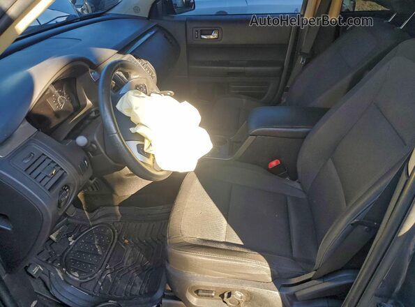 2FMGK5B83JBA03947 2018 FORD FLEX Blue Widok wnętrza z przodu