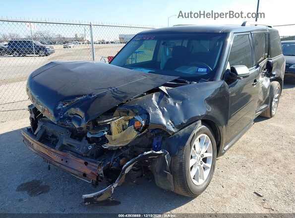 2FMGK5B85KBA12327 2019 FORD FLEX Black Widok z przodu