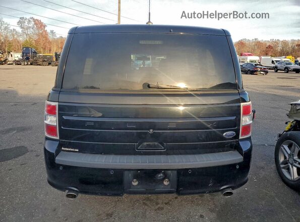 2FMGK5B88HBA05476 2017 FORD FLEX Black Rear view