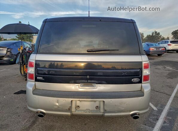 2FMGK5C85HBA09242 2017 FORD FLEX Silver Rear view