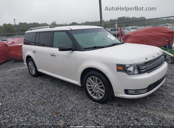 2FMGK5C86JBA03486 2018 FORD FLEX Белый Передняя правая четверть