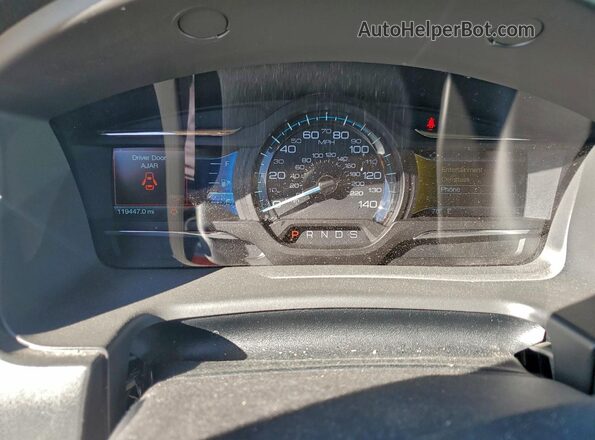2FMGK5C87GBA06602 2016 FORD FLEX Black Widok zestawu wskaźników